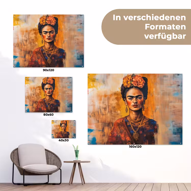 Portret - Sieraden - Schilderachtig tuinposter los doek klein -Xsfeer9_DE