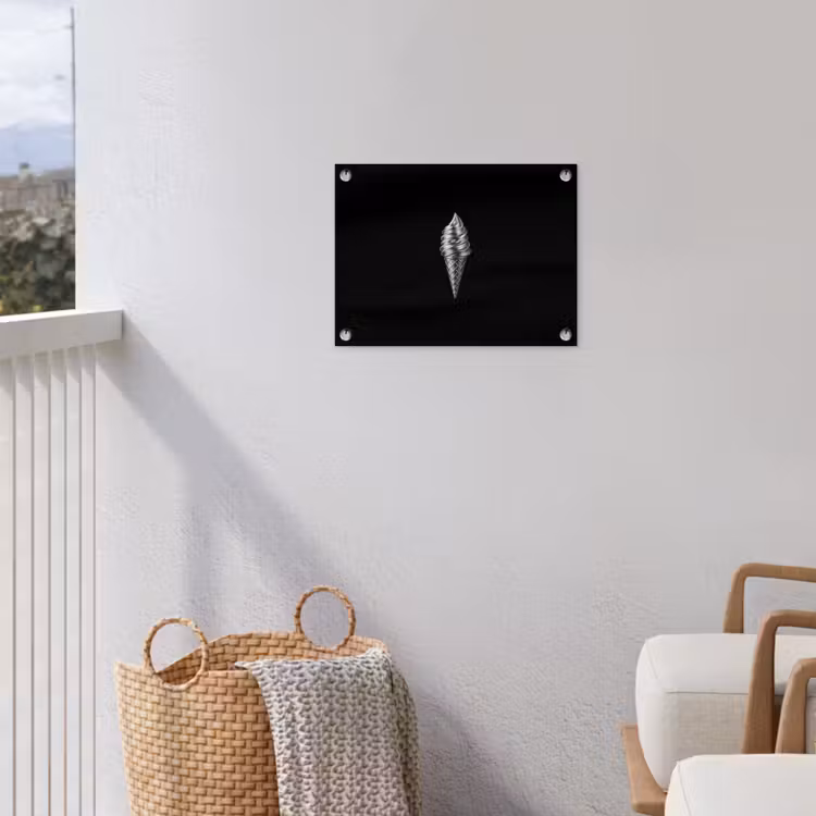 Softijs - Realistisch - Futuristisch tuinposter los doek klein -sfeer8