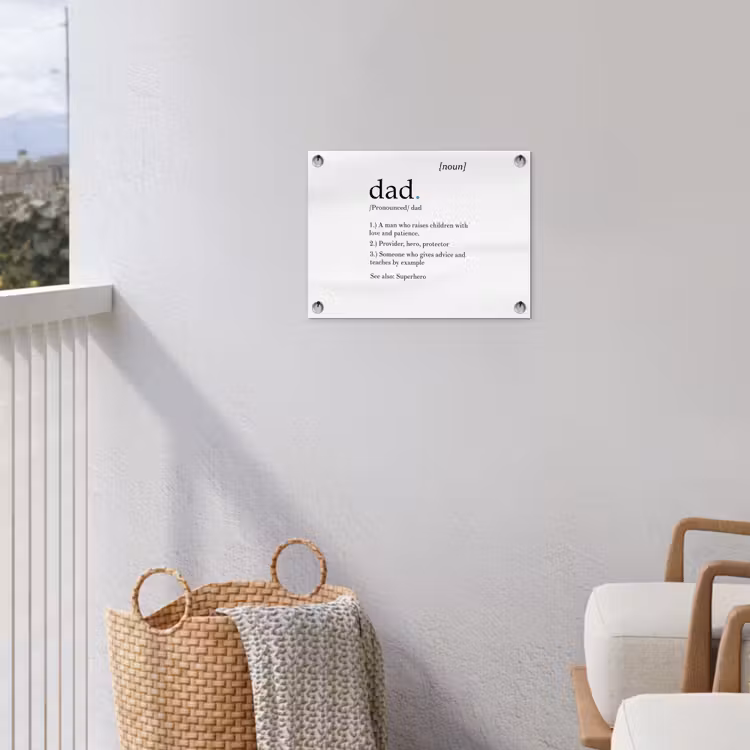 Spreuken - Papa definitie - Quotes - Dad tuinposter los doek klein -sfeer8