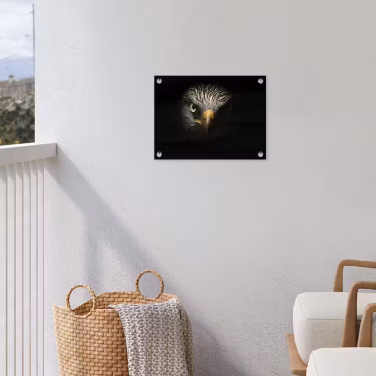Vogel - Adelaar - Roofvogels - Oog - Snavel - Licht tuinposter los doek klein -sfeer8