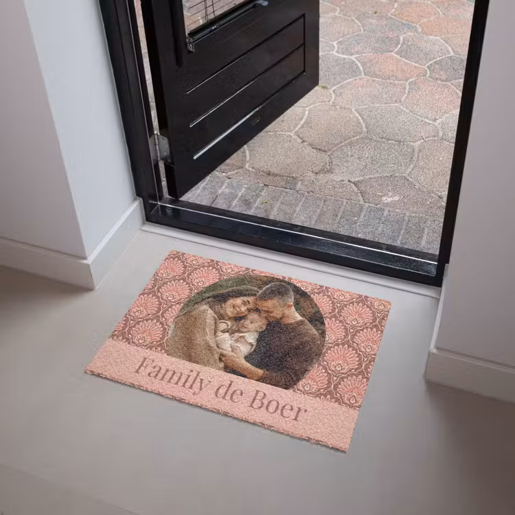 Eigen - Foto - Rond - Balk - Onder Deurmat klein -sfeer5