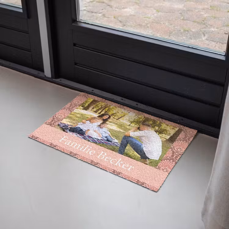 Eigen - Foto - Rund - Balken - Unter Deurmat klein -sfeer2