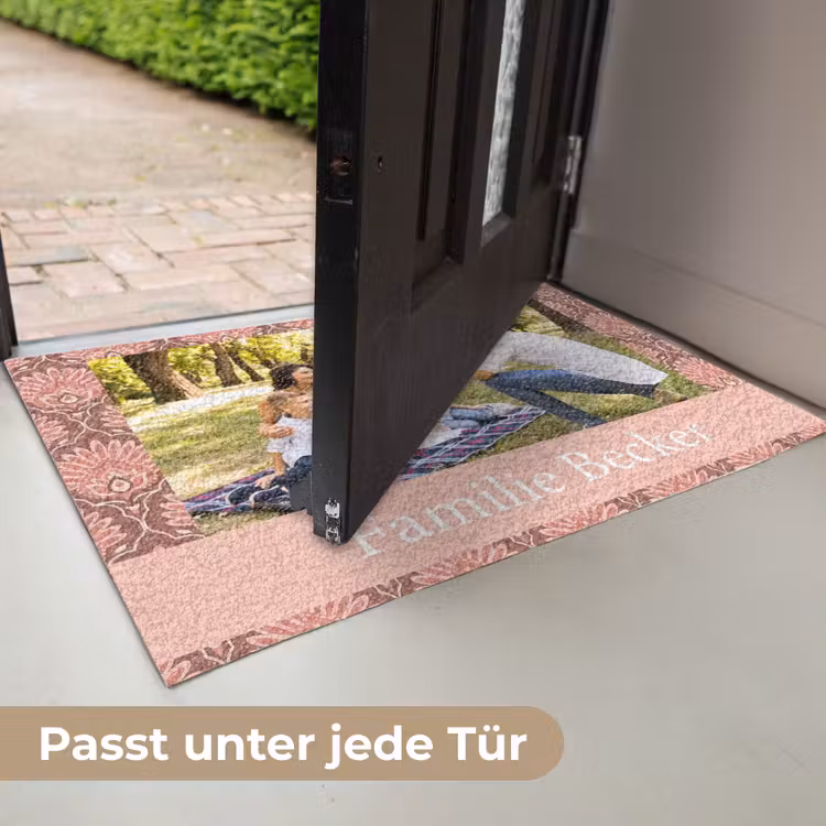 Eigen - Foto - Rund - Balken - Unter Deurmat klein -USP_DE