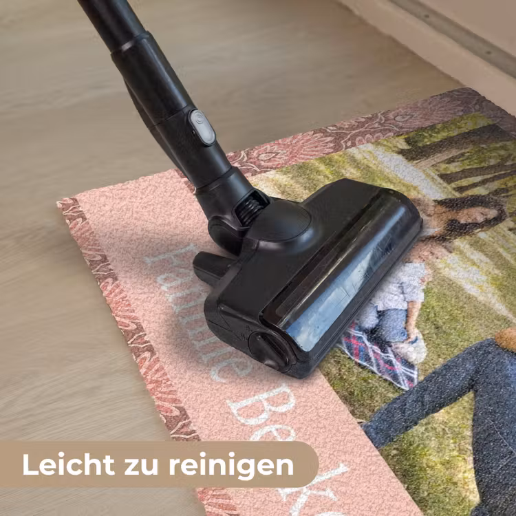 Eigen - Foto - Rund - Balken - Unter Deurmat klein -reinigen_DE