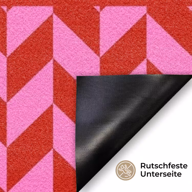 Familie - In - Patroon - Geometrisch Deurmat klein -antislip_DE