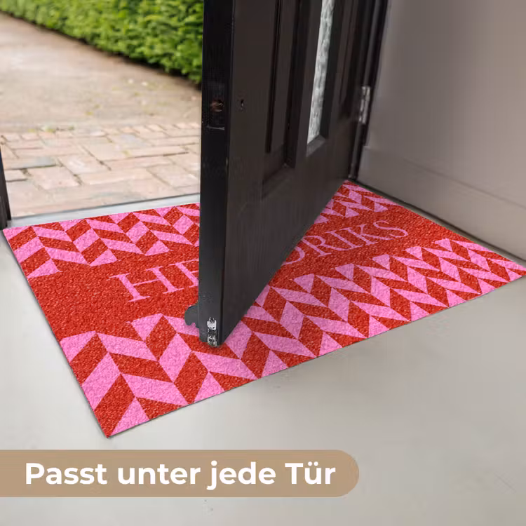 Familie - In - Patroon - Geometrisch Deurmat klein -USP_DE
