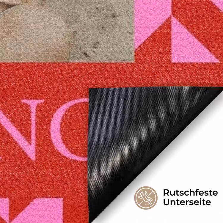 Familie - In - Patroon - Geometrisch- Foto Deurmat klein -antislip_DE