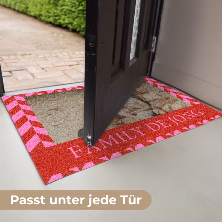Familie - In - Patroon - Geometrisch- Foto Deurmat klein -USP_DE
