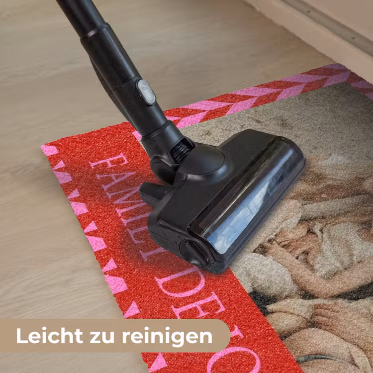 Familie - In - Patroon - Geometrisch- Foto Deurmat klein -reinigen_DE