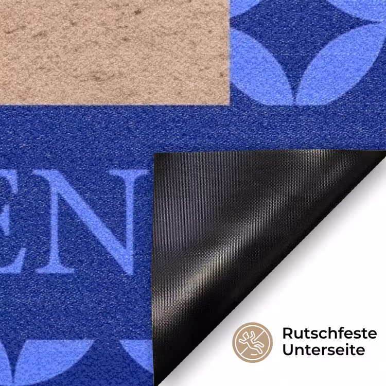 Familie - In - Patroon - Cirkel - Foto Deurmat klein -antislip_DE