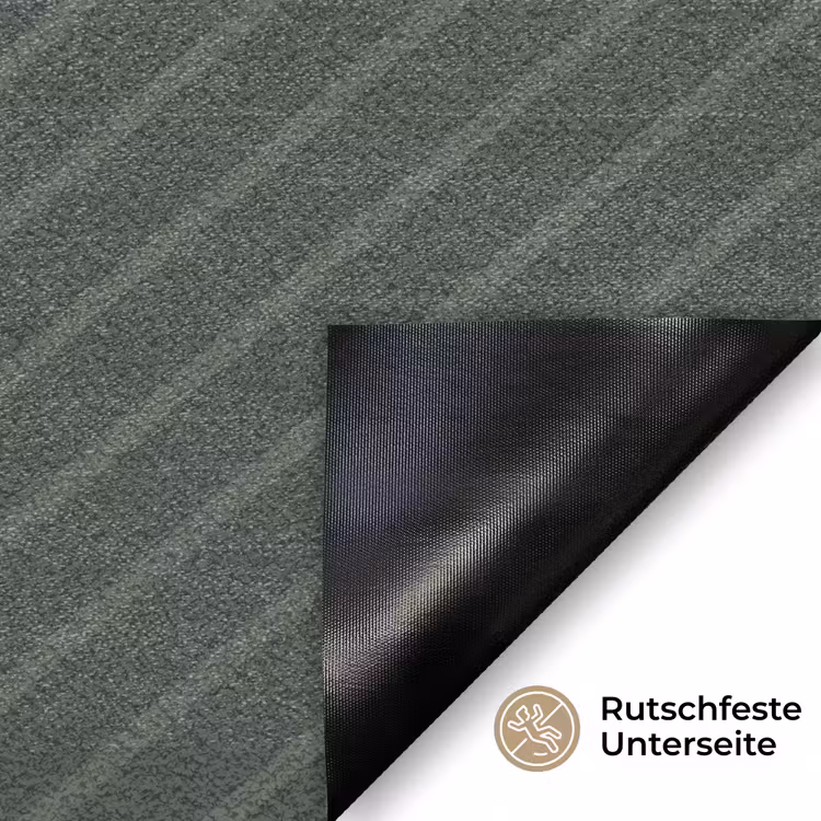 Lijnen - Abstract - Groen - Minimalistisch Deurmat klein -antislip_DE