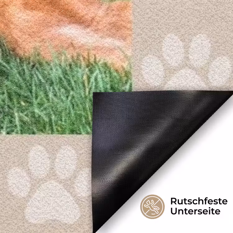 Tatzenabdruck – Rahmen Deurmat klein -antislip_DE