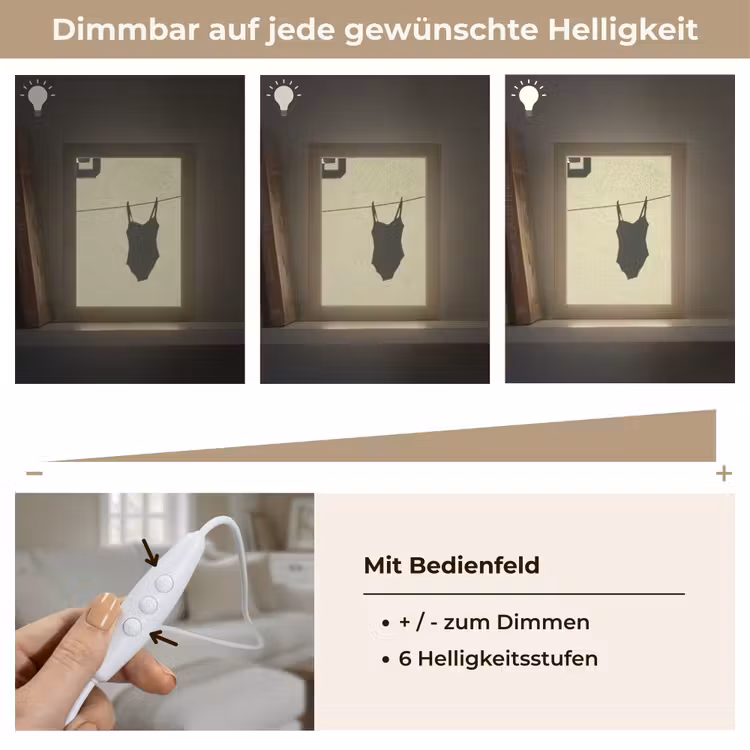 Personalisierte Lightbox - Badeanzug – Schatten – Mauer – Sommer – Minimalistisch - Badpak - Schaduw - Muur - Zomer - Minimalistisch Light Box met kabel (Tafellamp) klein
