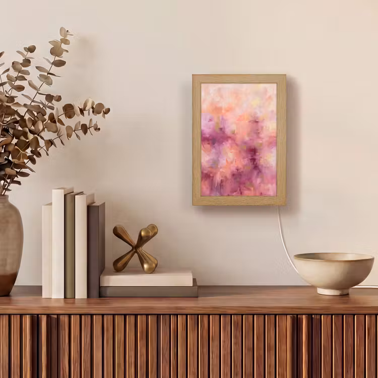 Personalisierte Lightbox - Zusammenfassung – Farben – Modern – Rosa – Lila — 4