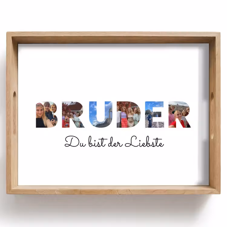 Bruder - Buchstaben-Collage Dienblad Rechthoek middel -z3d_shopping