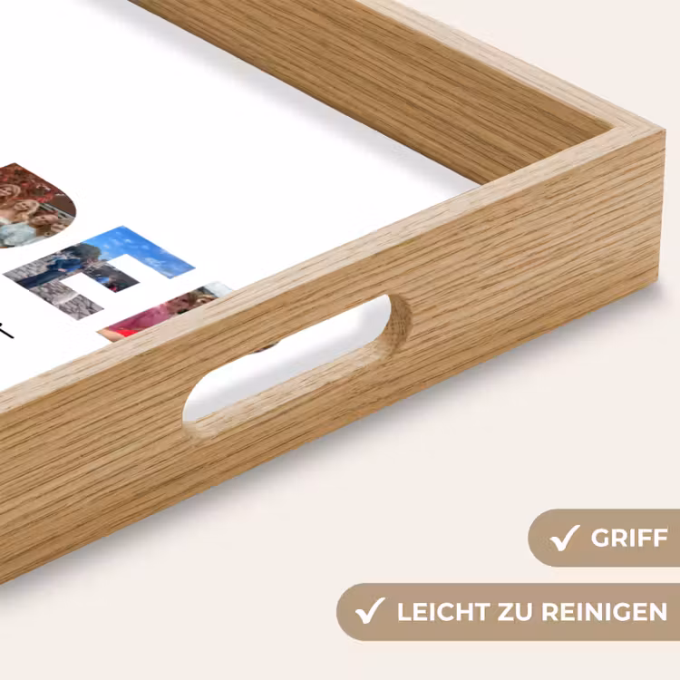 Bruder - Buchstaben-Collage Dienblad Rechthoek middel -USP_HandgreepDE