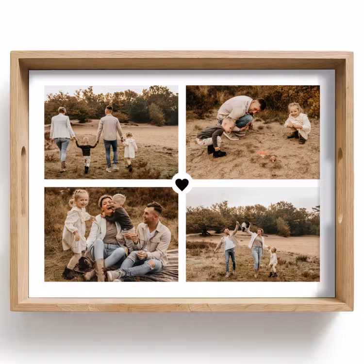 Collage hartje Dienblad Rechthoek middel -z3d_shopping