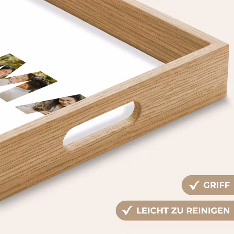 Mama - Buchstaben-Collage Dienblad Rechthoek middel -USP_HandgreepDE