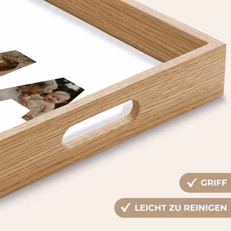 Oma - Buchstaben-Collage Dienblad Rechthoek middel -USP_HandgreepDE
