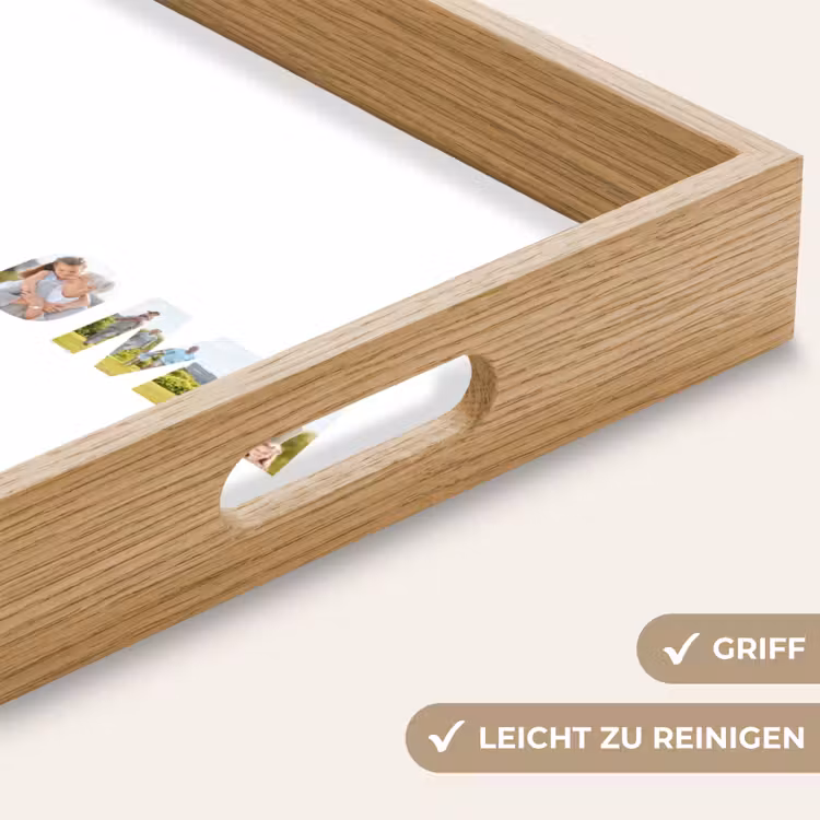 Opa & Oma - Buchstaben-Collage Dienblad Rechthoek middel -USP_HandgreepDE