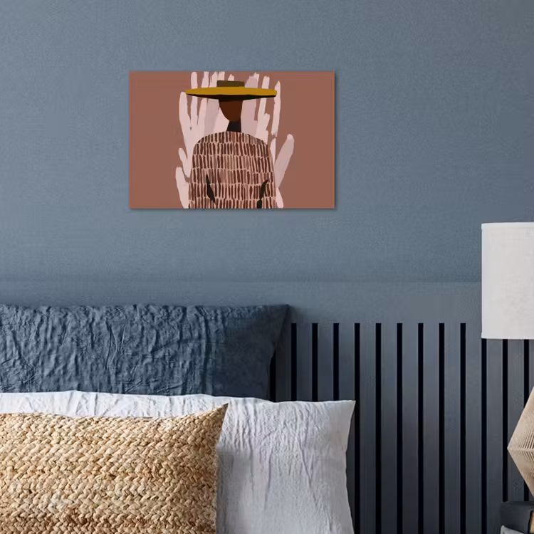 Abstract - Figuur - Illustratie - Hoed poster papier klein -sfeer2