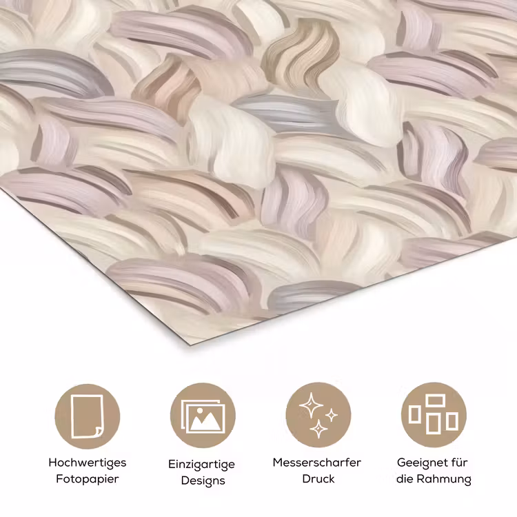 Abstract - Golvend - Pastel poster papier klein 62 -tcloseup_DE