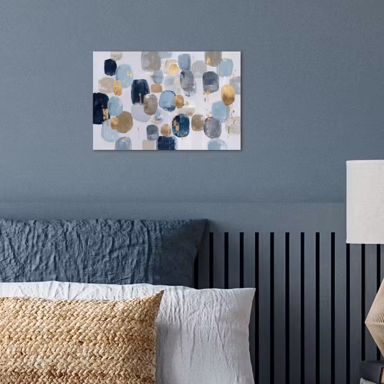 Abstract - Goud - Vormen poster papier klein -sfeer2