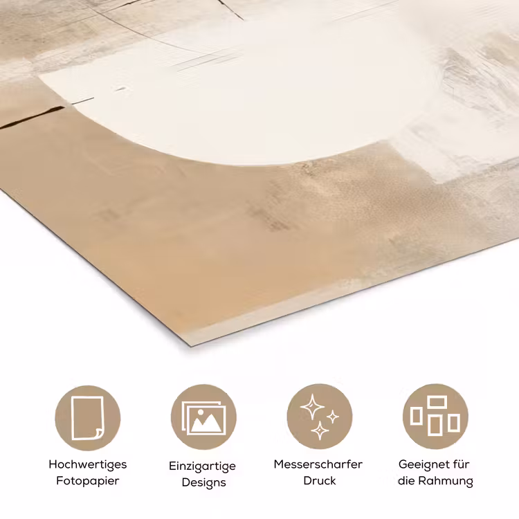 Abstract - Kunst - Grijs poster papier klein -tcloseup_DE