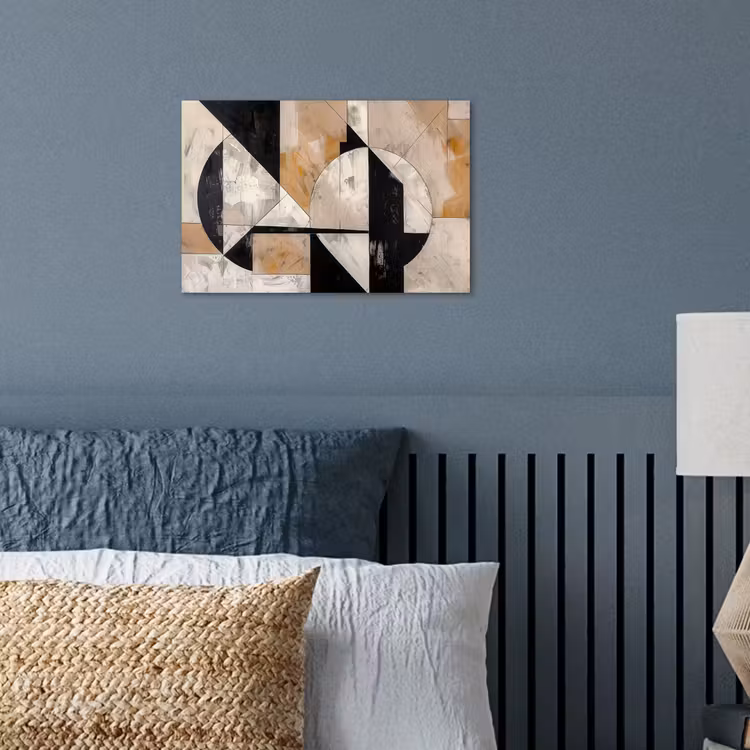 Abstract - Modern - Geometrisch - Pastel poster papier klein -sfeer2