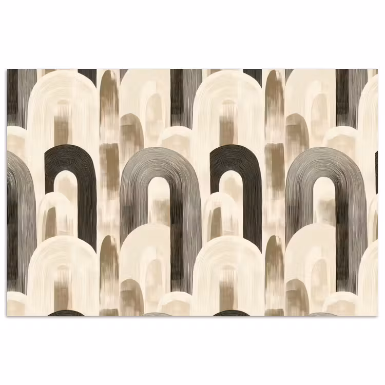 Abstract - Patroon - Bogen poster papier klein 62 -3d