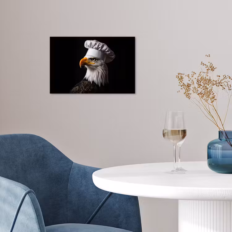 Arend -Amerika - Koksmuts - Vogel - Stoer poster papier klein -sfeer3