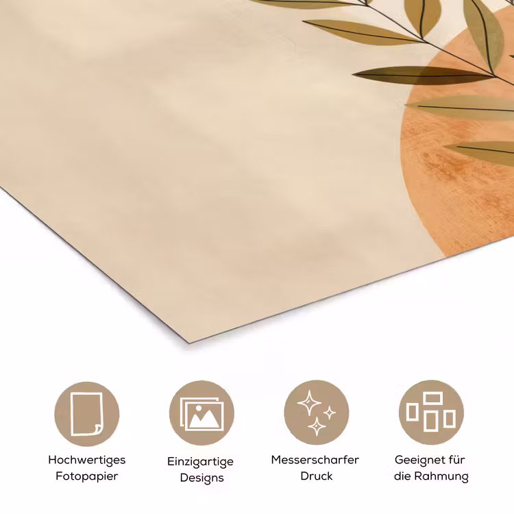 Takken - Vormen - Abstract poster papier klein -tcloseup_DE