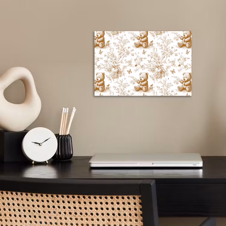 Beer - Tijdloos - Bruin poster papier klein 62 -sfeer1