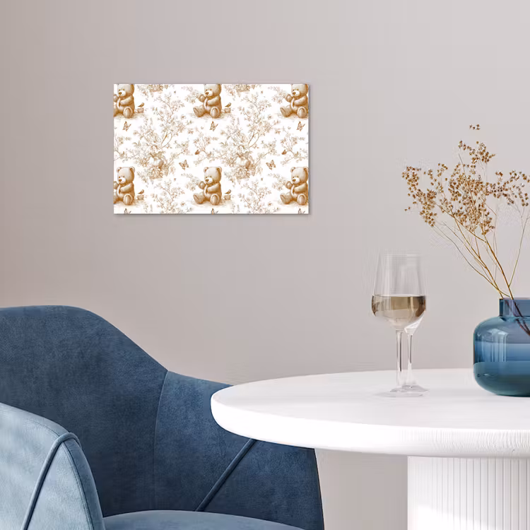 Beer - Tijdloos - Bruin poster papier klein 62 -sfeer3