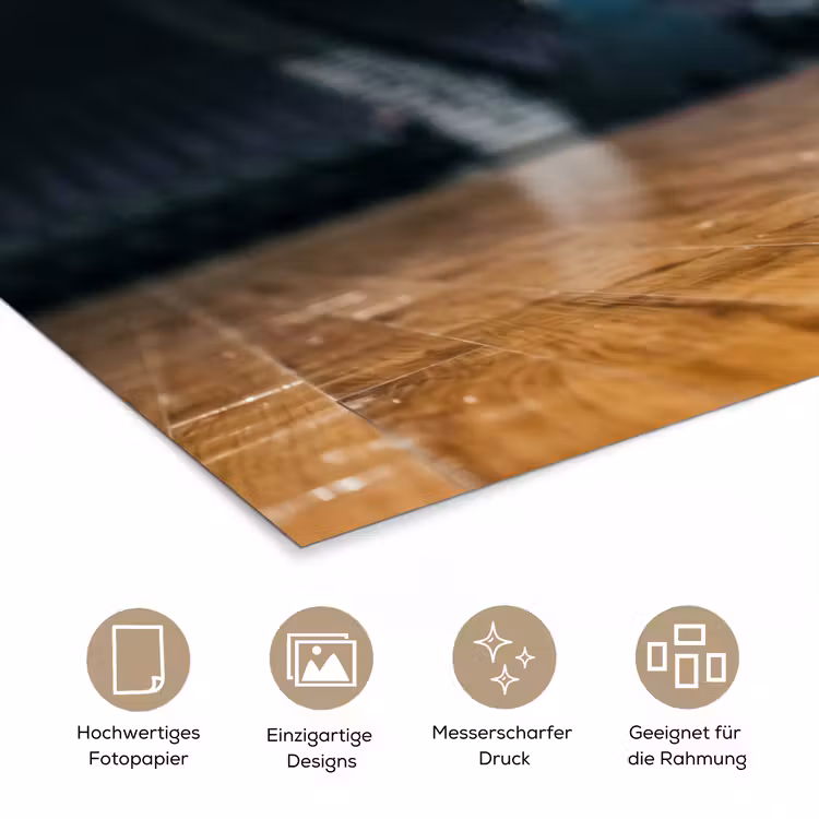 Basketbal - Arena - Sport poster papier klein -tcloseup_DE
