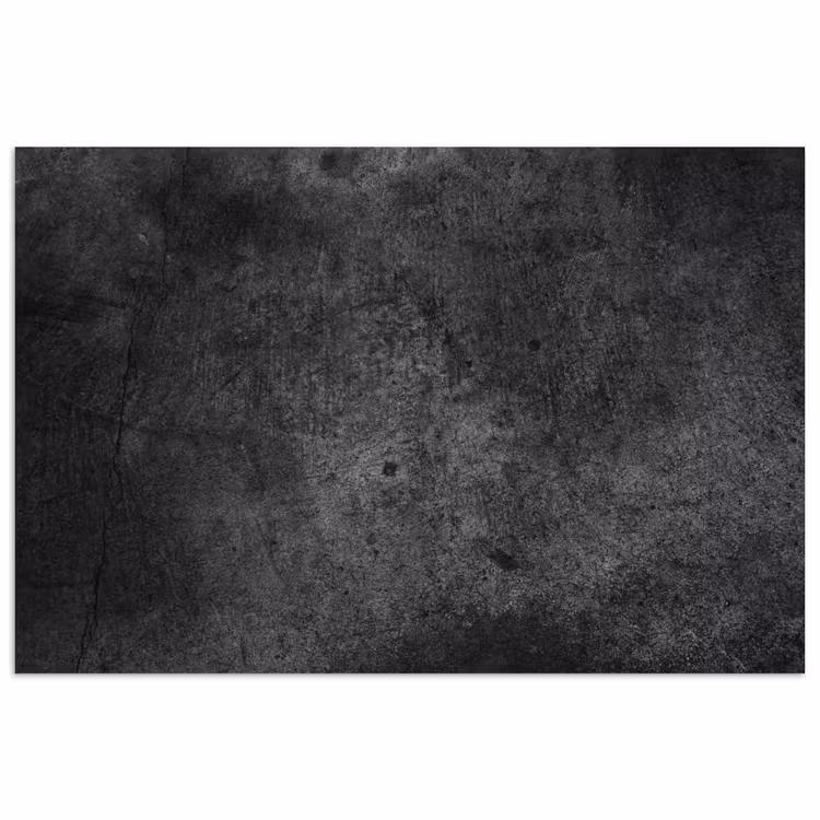 Beton - Structuur - Retro - Zwart - Grijs - Rustiek poster papier klein -3d