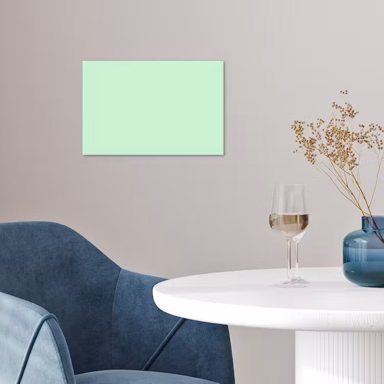 Pale - Mint - Groen poster papier klein 62 -sfeer3