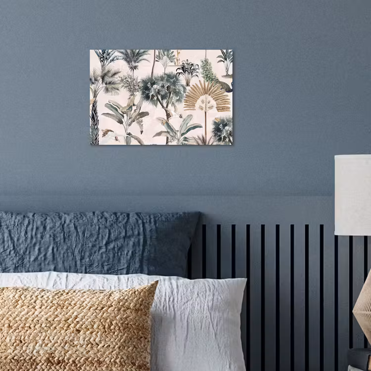 Bladeren - Monstera - Jungle - Tropical poster papier klein -sfeer2