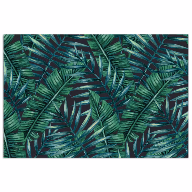 Bladeren - Tropisch - Jungle - Natuur poster papier klein -3d