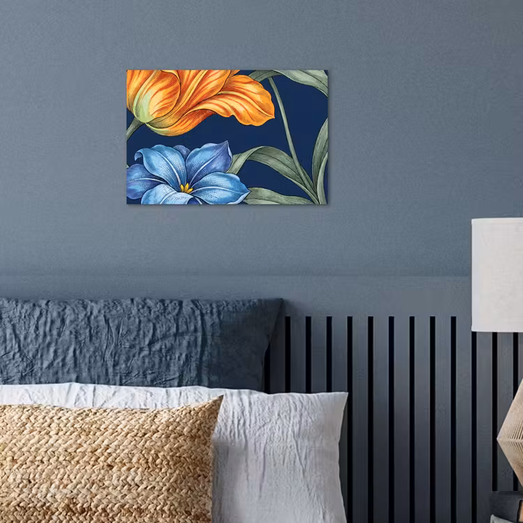 Poster - Blumen – Botanik – Muster - Bloemen - Botanisch - Patroon poster papier klein