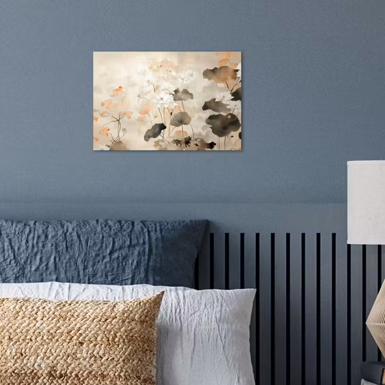 Bloemen - Japandi - Wabi sabi poster papier klein -sfeer2