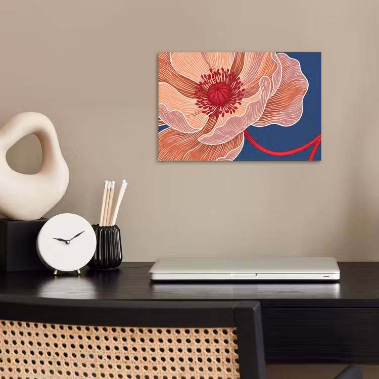 Poster - Blumen – Modern – Abstrakt - Bloemen - Modern - Abstract poster papier klein