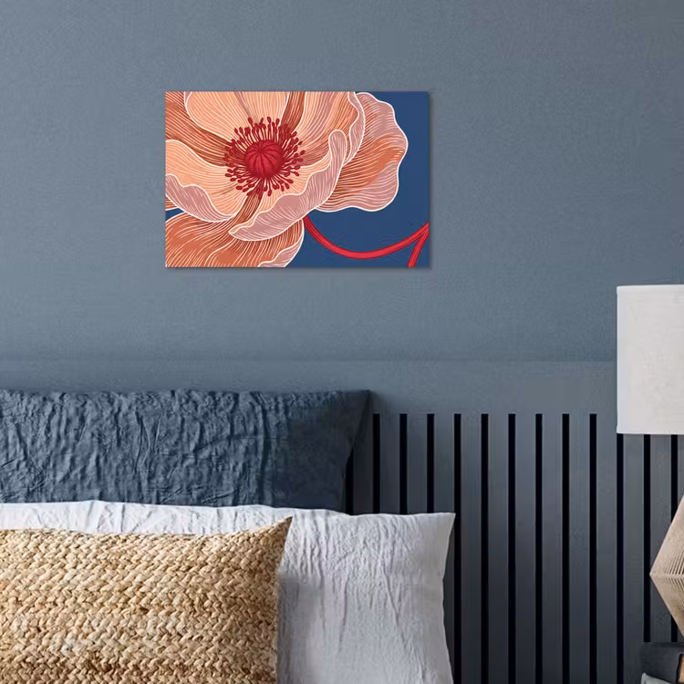Poster - Blumen – Modern – Abstrakt - Bloemen - Modern - Abstract poster papier klein