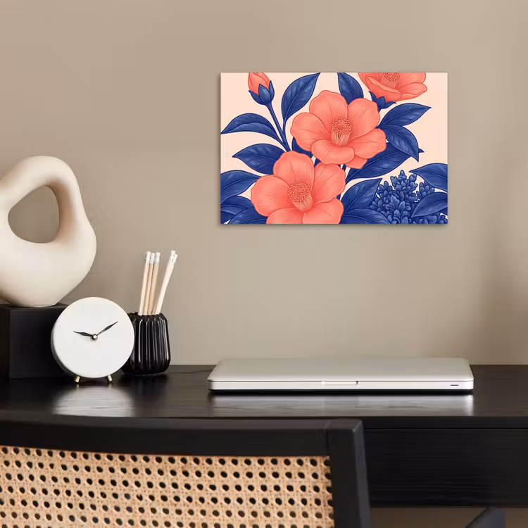 Poster - Blüten – Blätter – Botanik - Bloemen - Bladeren - Botanisch poster papier klein