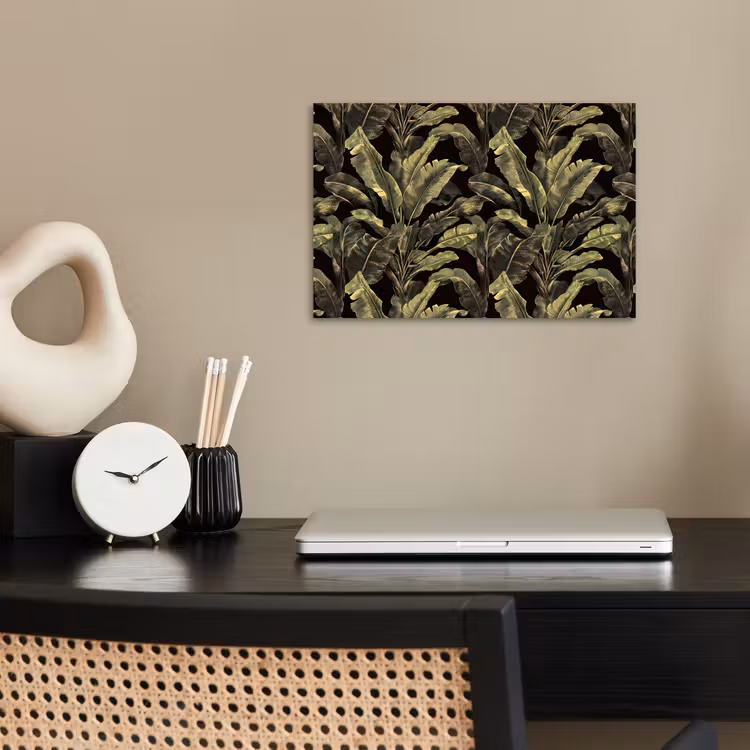 Botanisch - Bladeren - Groen poster papier klein 62 -sfeer1