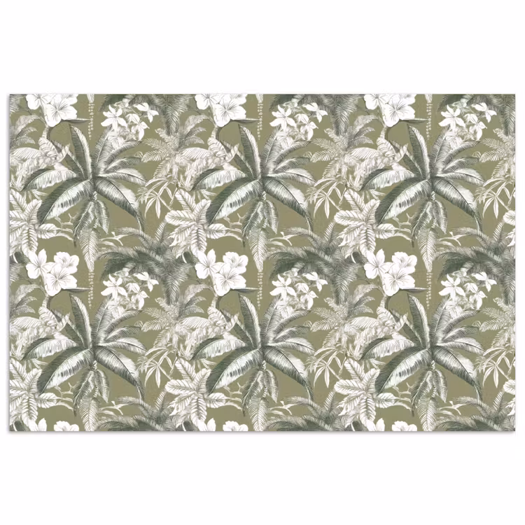 Botanisch - Bloemen - Groen poster papier klein 62 -3d