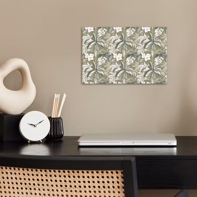 Botanisch - Bloemen - Groen poster papier klein 62 -sfeer1