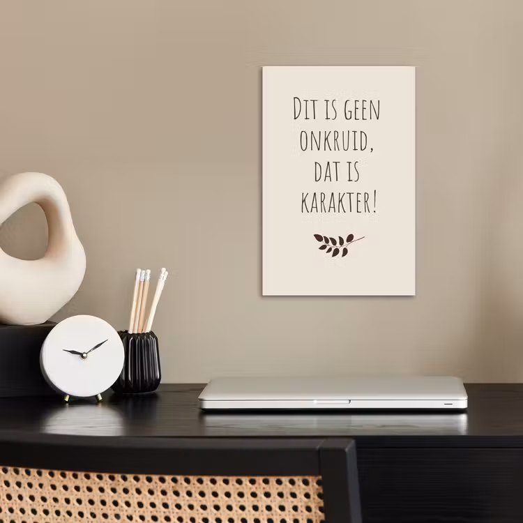 Bruin - Minimalistisch - Quote - Zomer poster papier klein -sfeer1