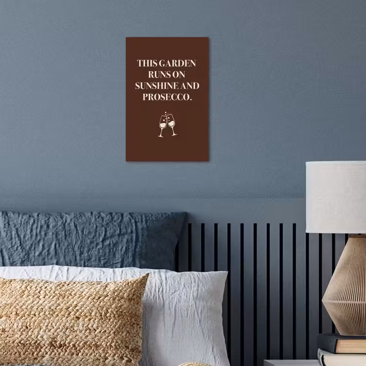 Bruin - Zomer - Quote - Drinken poster papier klein -sfeer2