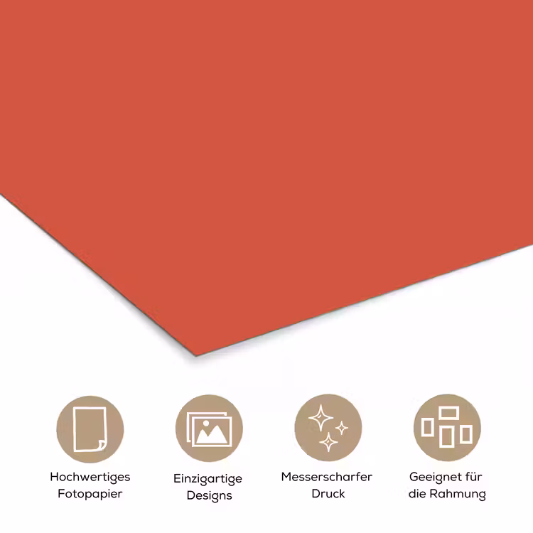 Brick - Red - Rood poster papier klein 62 -tcloseup_DE